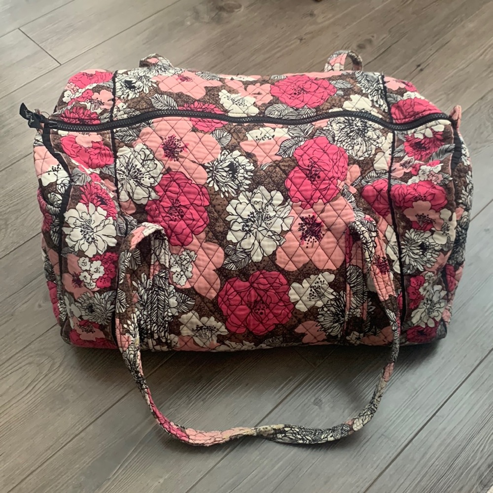 Vera Bradley floral duffel bag